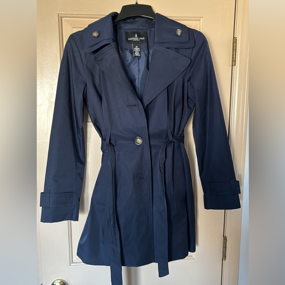 London Fog • Navy Trench Coat